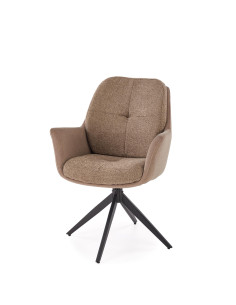 K591 krzesło z funkcją obracania, brązowy  (1p 2szt)