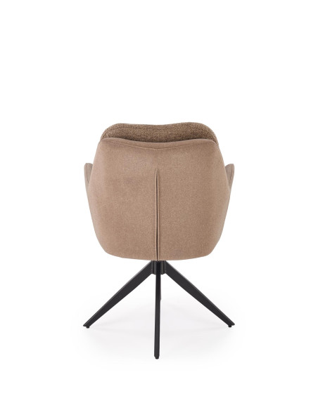 K591 krzesło z funkcją obracania, brązowy  (1p 2szt)