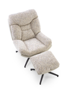 KRONOS fotel z podnużkiem, beżowy / wielobarwny (1p 1szt) 2