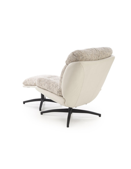 KRONOS fotel z podnużkiem, beżowy / wielobarwny (1p 1szt)