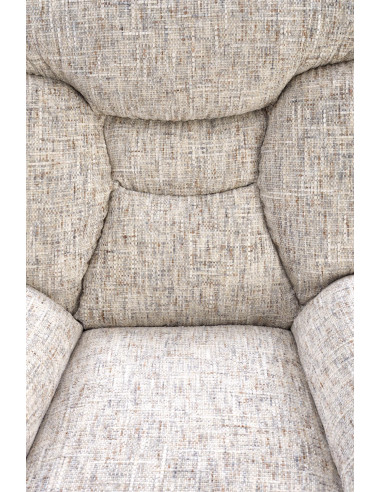 KRONOS fotel z podnużkiem, beżowy / wielobarwny (1p 1szt)