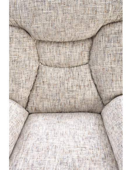 KRONOS fotel z podnużkiem, beżowy / wielobarwny (1p 1szt)