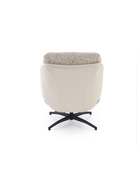 KRONOS fotel z podnużkiem, beżowy / wielobarwny (1p 1szt)