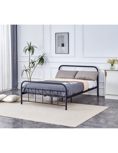 LINDA 140 łożko czarne (2p 1szt)