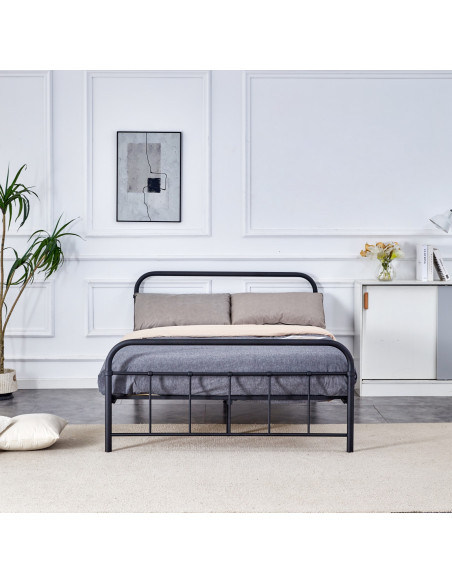 LINDA 140 łożko czarne (2p 1szt)