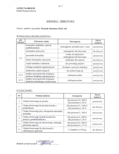 MACAR fotel gabinetowy, czarny (1p 1szt)