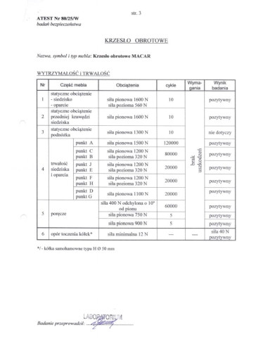 MACAR fotel gabinetowy, czarny (1p 1szt)