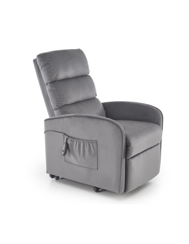 MARONI fotel wypoczynkowy popielaty