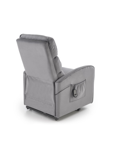 MARONI fotel wypoczynkowy popielaty