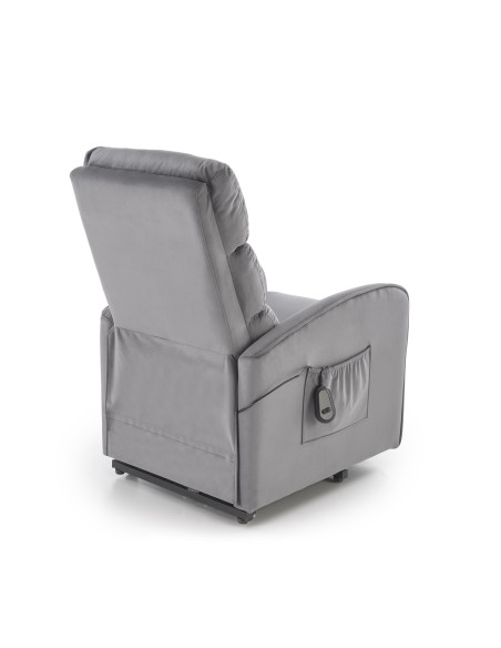 MARONI fotel wypoczynkowy popielaty