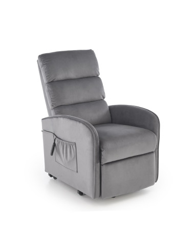 MARONI fotel wypoczynkowy popielaty