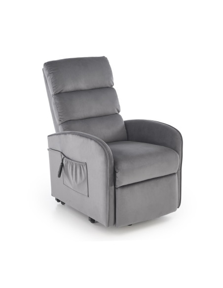 MARONI fotel wypoczynkowy popielaty