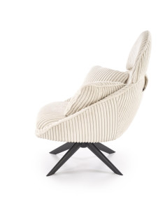 MERRY 2 fotel wypoczynkowy z funkcją obracania, kremowy (1p 1szt) 2