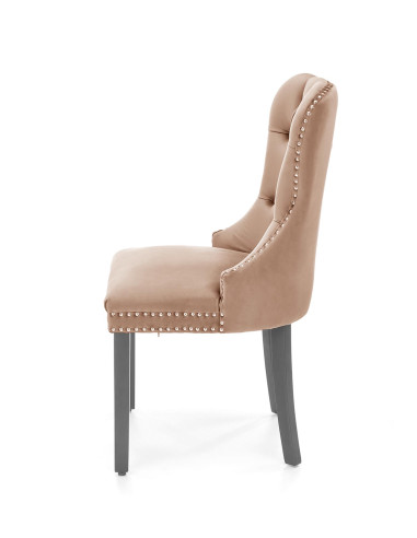 MIYA krzesło czarny / tap: beżowy(1p 2szt)