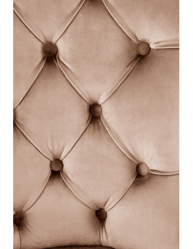 MIYA krzesło czarny / tap: beżowy(1p 2szt)