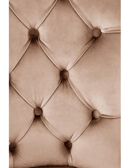 MIYA krzesło czarny / tap: beżowy(1p 2szt)