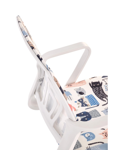 ORIS  fotel obrotowy, wielokolorowy