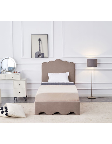 ORSO łóżko, beżowy (2p 1szt)