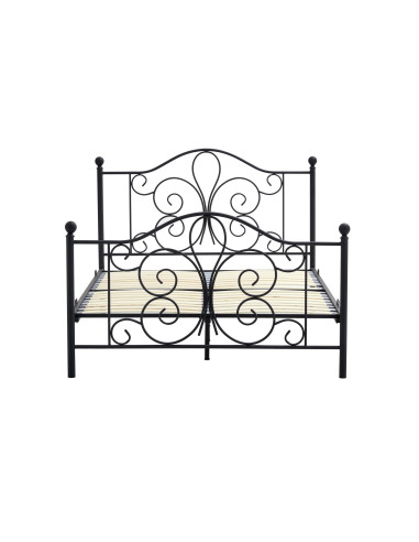 PANAMA 140 cm łóżko metalowe czarny (2p 1szt)
