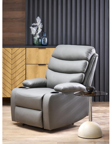 PERUS fotel wypoczynkowy popielaty (1p 1szt)