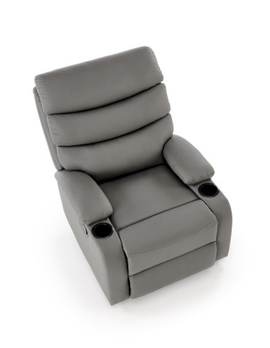 PERUS fotel wypoczynkowy popielaty (1p 1szt)