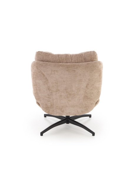 PESTO fotel z podnóżkiem / funkcja kołyski,  beżowy