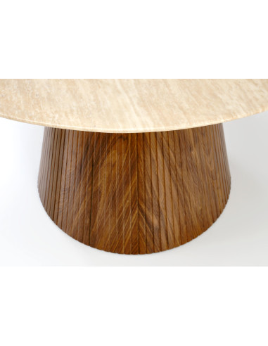 PIREUS stół okrągły trawertyn (2p 1szt)