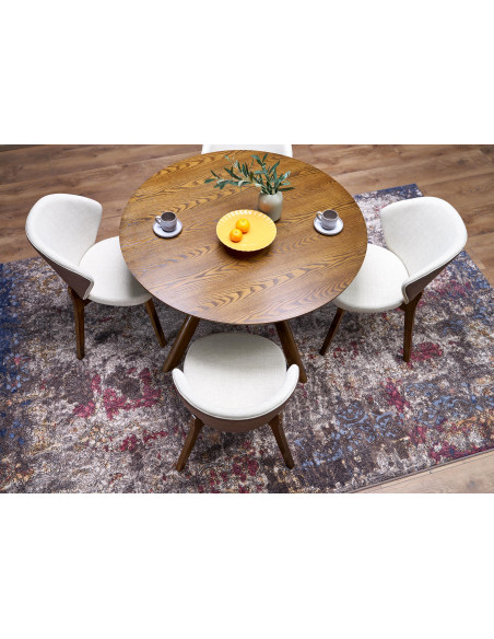 RUPERT stół okrągły, orzechowy (1p 1szt)