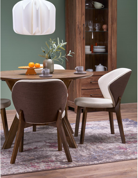 RUPERT stół okrągły, orzechowy (1p 1szt)