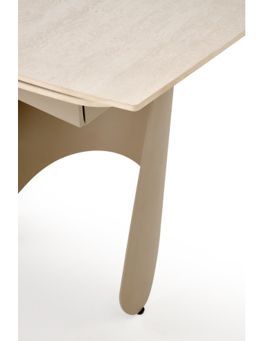 SALIX stół rozkładany, trawertyn / kaszmir (2p 1szt)