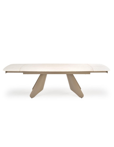 SALIX stół rozkładany, trawertyn / kaszmir (2p 1szt)