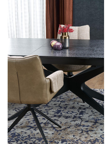 SANDRO stół rozkładany, czarny (2p 1szt)