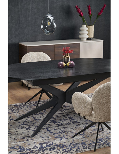 SANDRO stół rozkładany, czarny (2p 1szt)