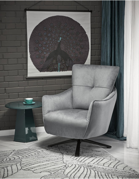 SCAMPI fotel wypoczynkowy, popielaty (1p 1szt)