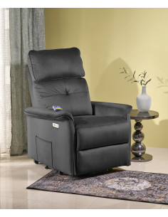 SEMIR 2 fotel wypoczynkowy czarny (2p 1szt)