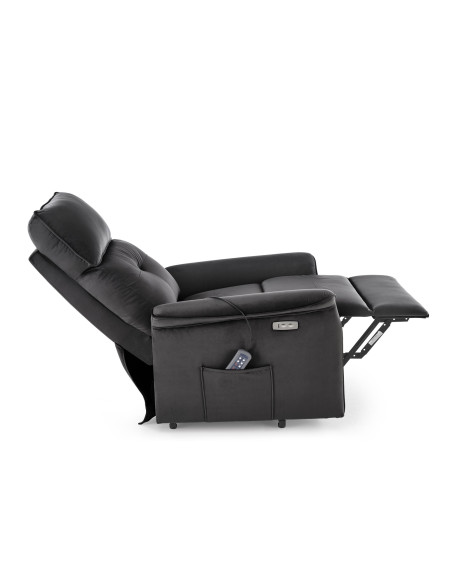 SEMIR 2 fotel wypoczynkowy czarny (2p 1szt)