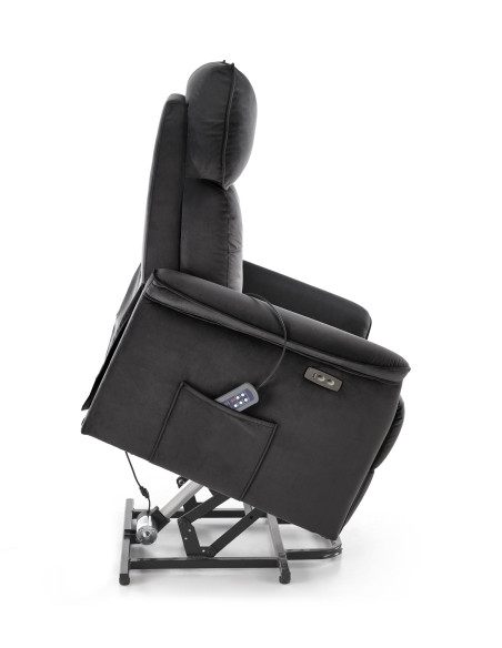 SEMIR 2 fotel wypoczynkowy czarny (2p 1szt)