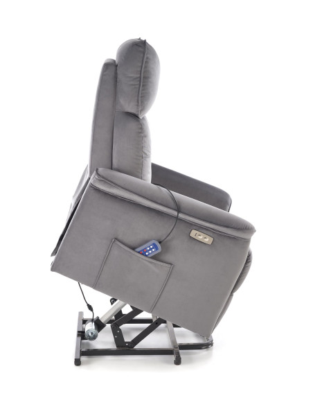 SEMIR 2 fotel wypoczynkowy popielaty (2p 1szt)