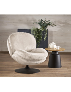 SHELL fotel wypoczynkowy, kremowy (1p 1szt)