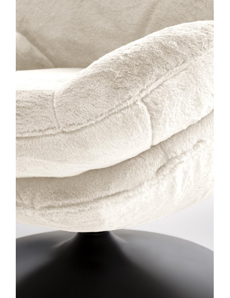 SHELL fotel wypoczynkowy, kremowy (1p 1szt)