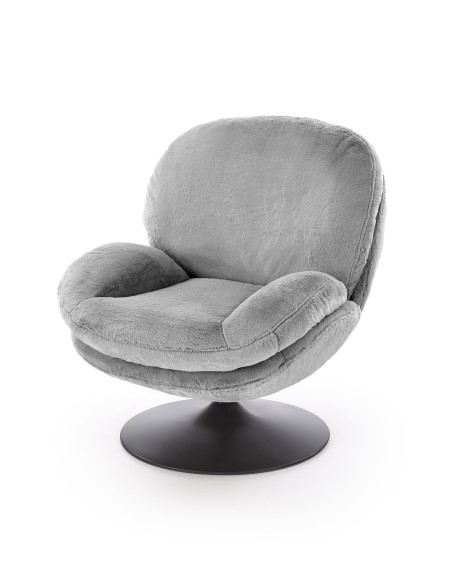 SHELL fotel wypoczynkowy, popielaty (1p 1szt)