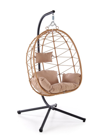 SNAKE fotel ogrodowy, naturalny / beżowy (1p 1szt)