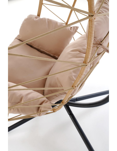 SNAKE fotel ogrodowy, naturalny / beżowy (1p 1szt)