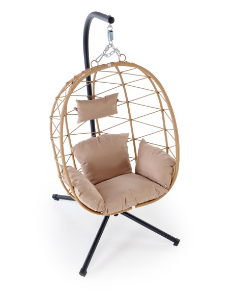 SNAKE fotel ogrodowy, naturalny / beżowy (1p 1szt)