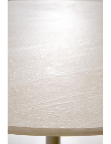 TOLIO stół okrągły, trawertyn/ kaszmir (3p 1szt)