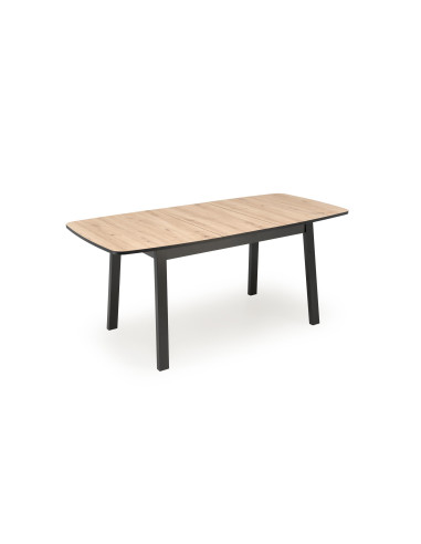 BARRIL stół rozkładany 130-170x80x72 cm dąb artisan/czarny