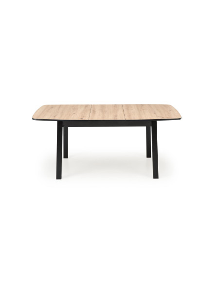 BARRIL stół rozkładany 130-170x80x72 cm dąb artisan/czarny