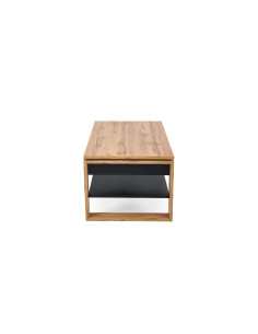 BETTY ława z podnoszonym blatem dąb artisan / czarny 2