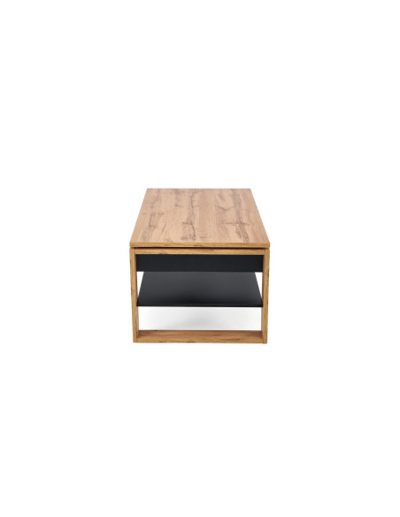 BETTY ława z podnoszonym blatem dąb artisan / czarny