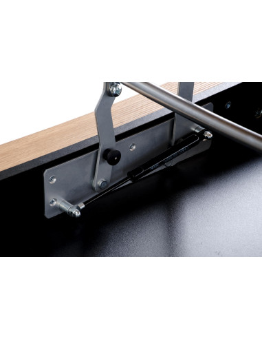 BETTY ława z podnoszonym blatem dąb artisan / czarny